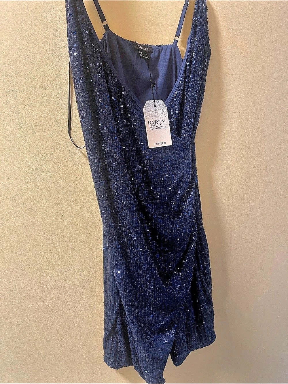 Forever 21 Sequin Mini Dress in Blue NWT